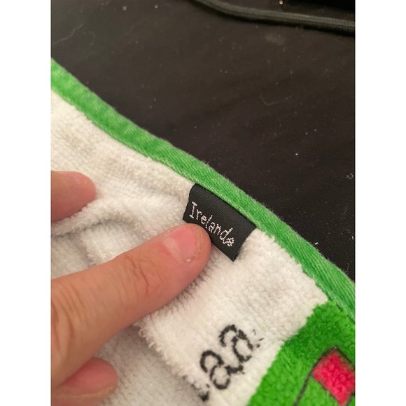 Set of 2 Ireland Tea Towels Sheep Baaa White Green NWOT - Picture 8 of 9